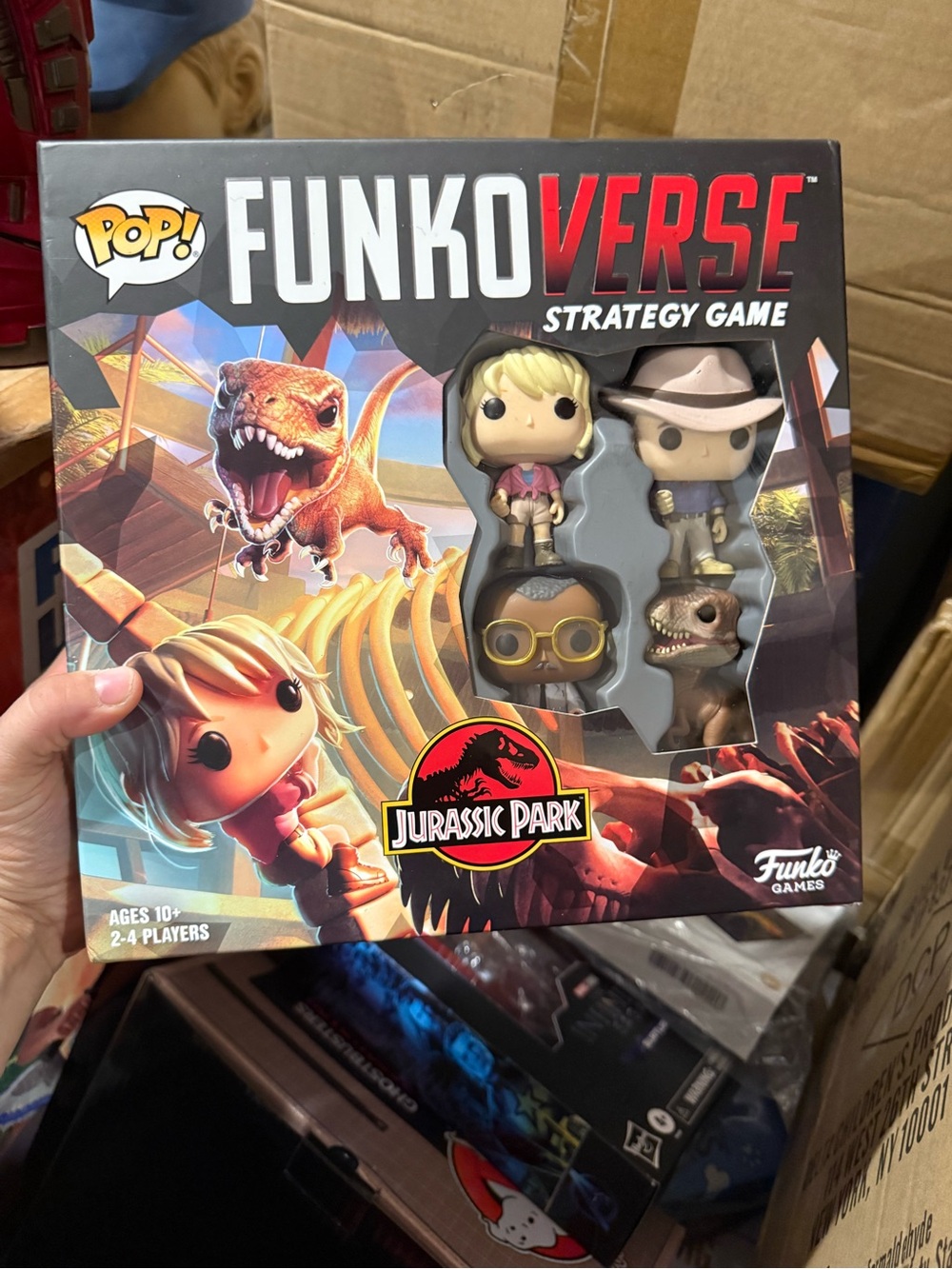 Funko FUNKOVERSE Jurassic Park Game Box with Multicolor Pop Figures